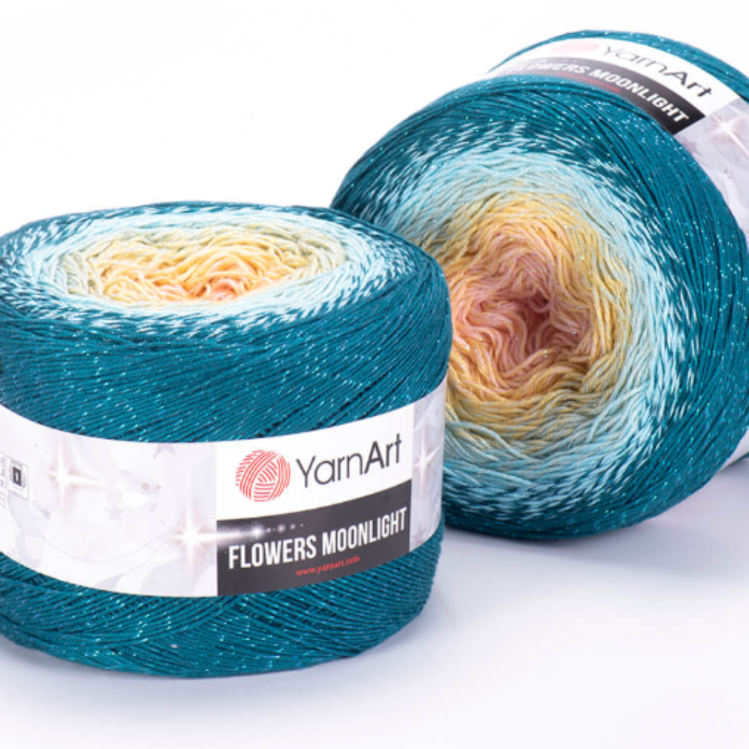 YARN ART FLOWERS MOONLIGHT