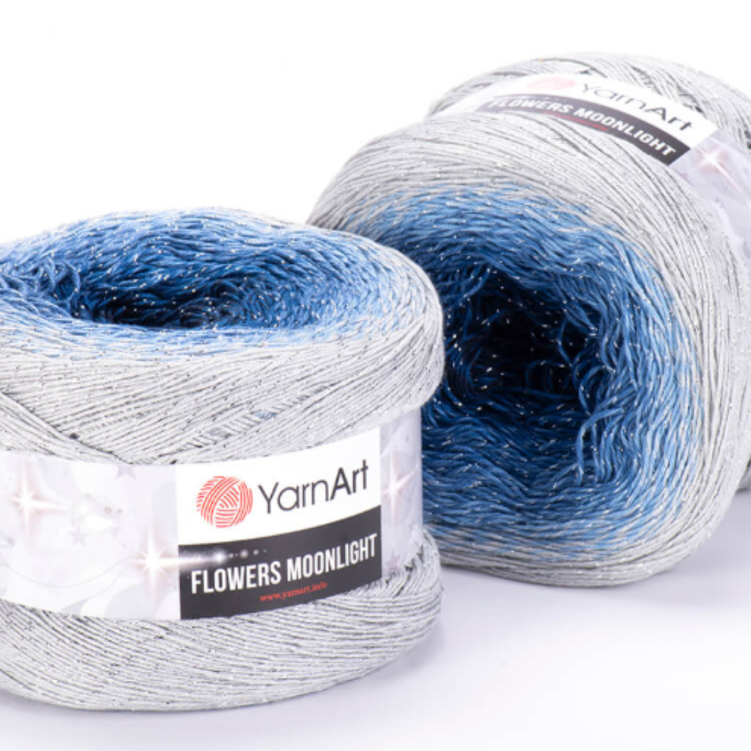 YARN ART FLOWERS MOONLIGHT