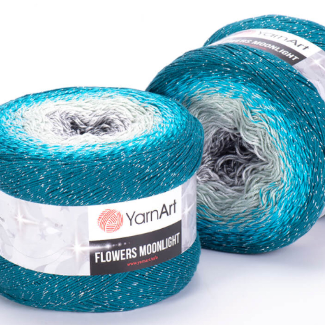 YARN ART FLOWERS MOONLIGHT