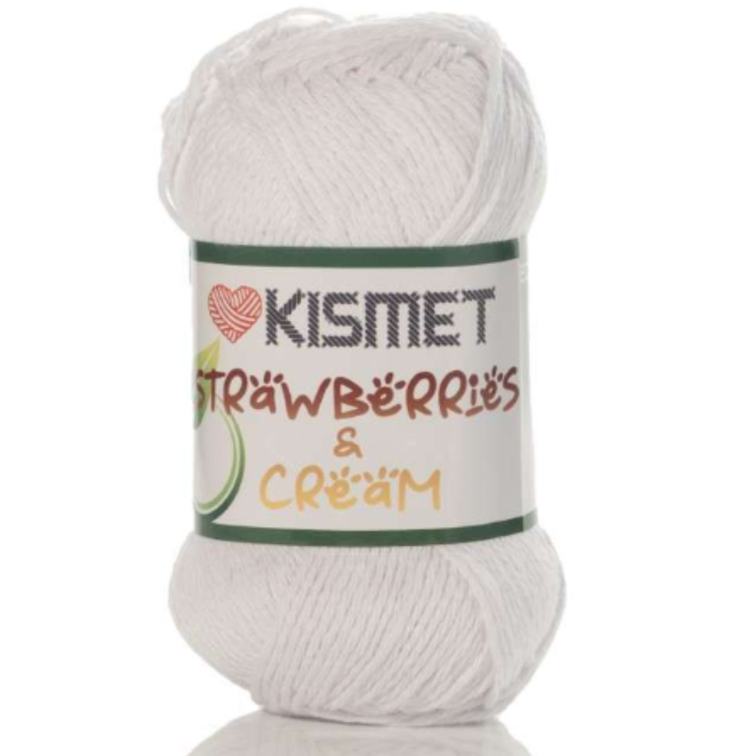 Kismet Strawberries & Cream Cotton DK Yarn 100g