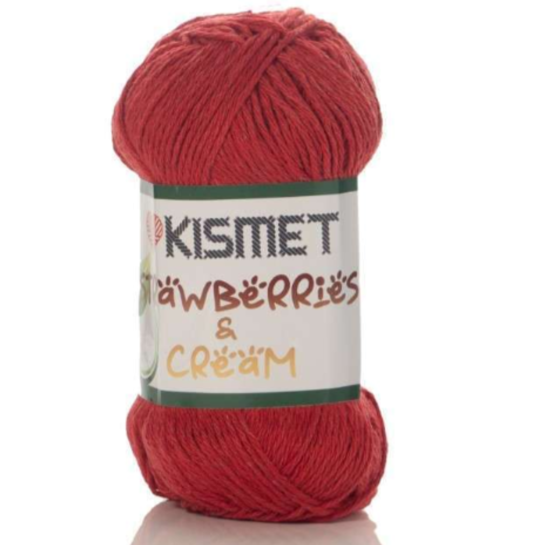 Kismet Strawberries & Cream Cotton DK Yarn 100g
