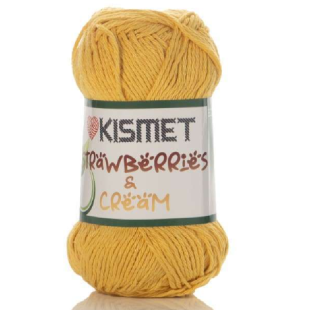 Kismet Strawberries & Cream Cotton DK Yarn 100g