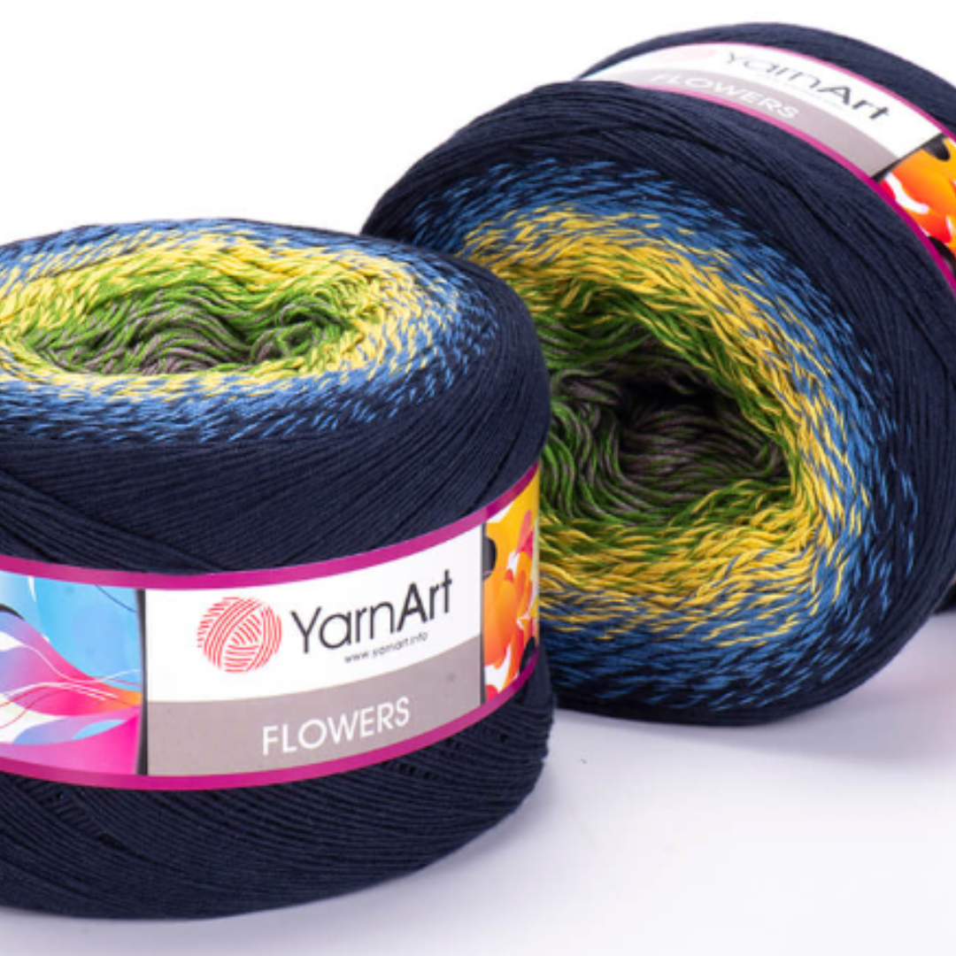 YARN ART FLOWERS