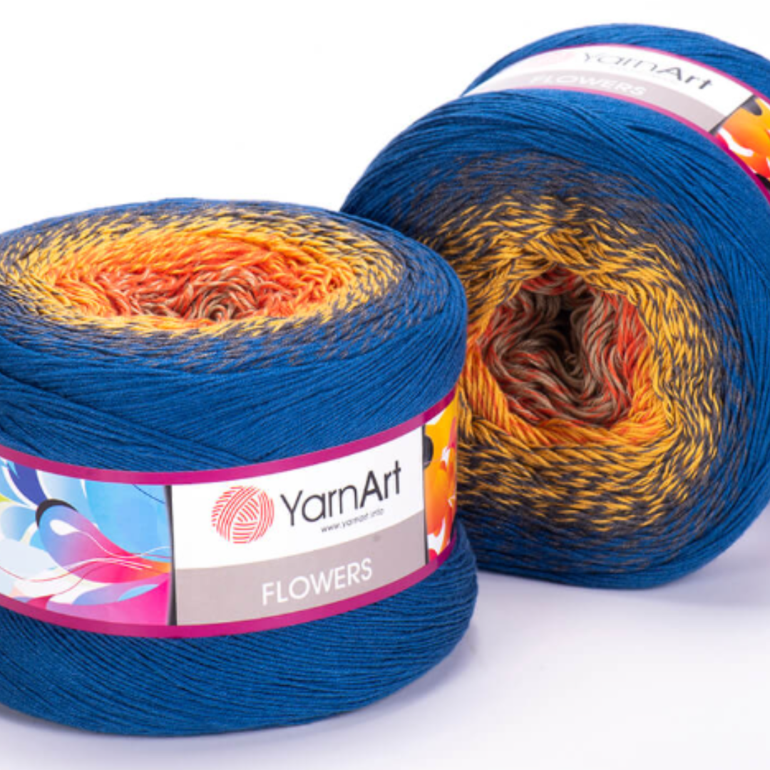 YARN ART FLOWERS