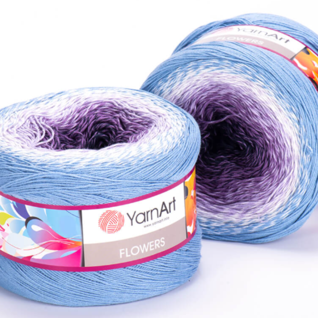 YARN ART FLOWERS