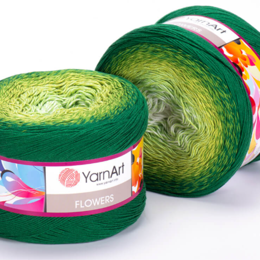 YARN ART FLOWERS