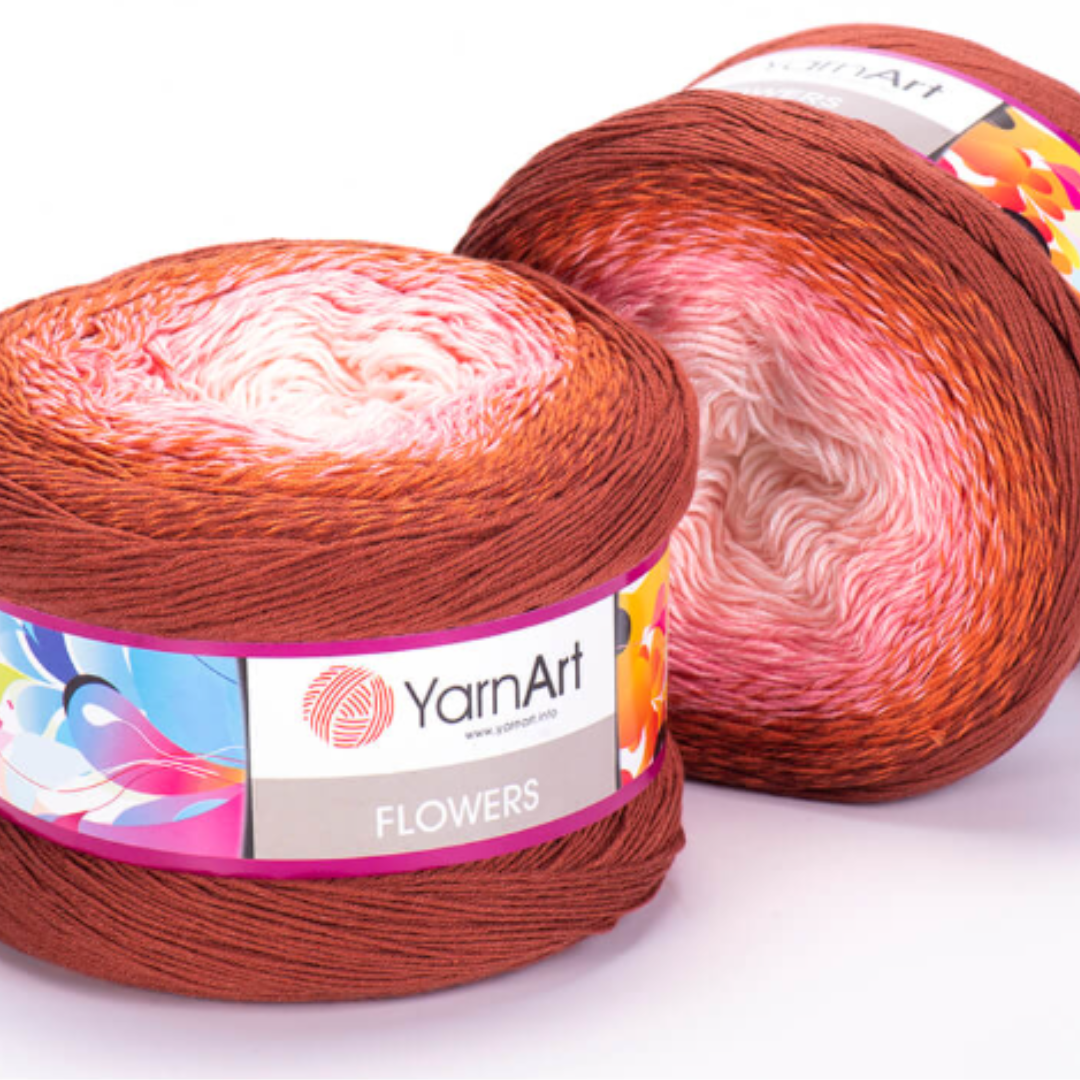 YARN ART FLOWERS