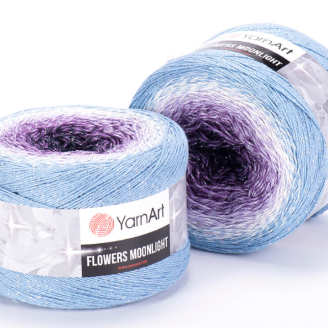 YARN ART FLOWERS MOONLIGHT