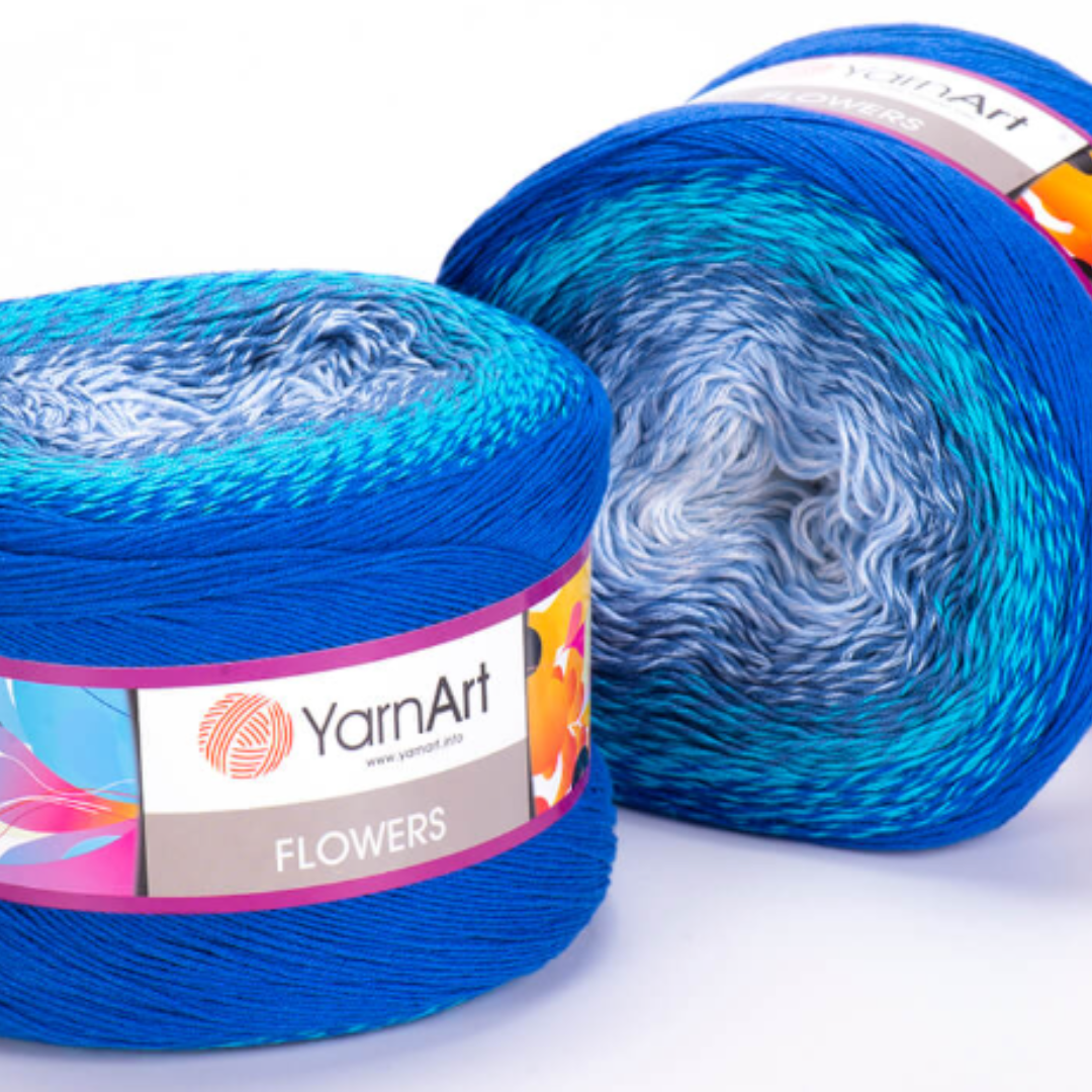 YARN ART FLOWERS