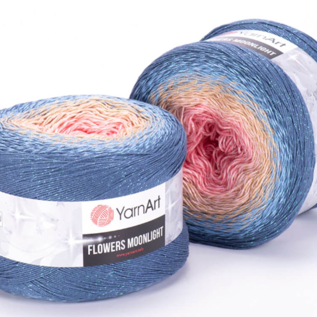 YARN ART FLOWERS MOONLIGHT