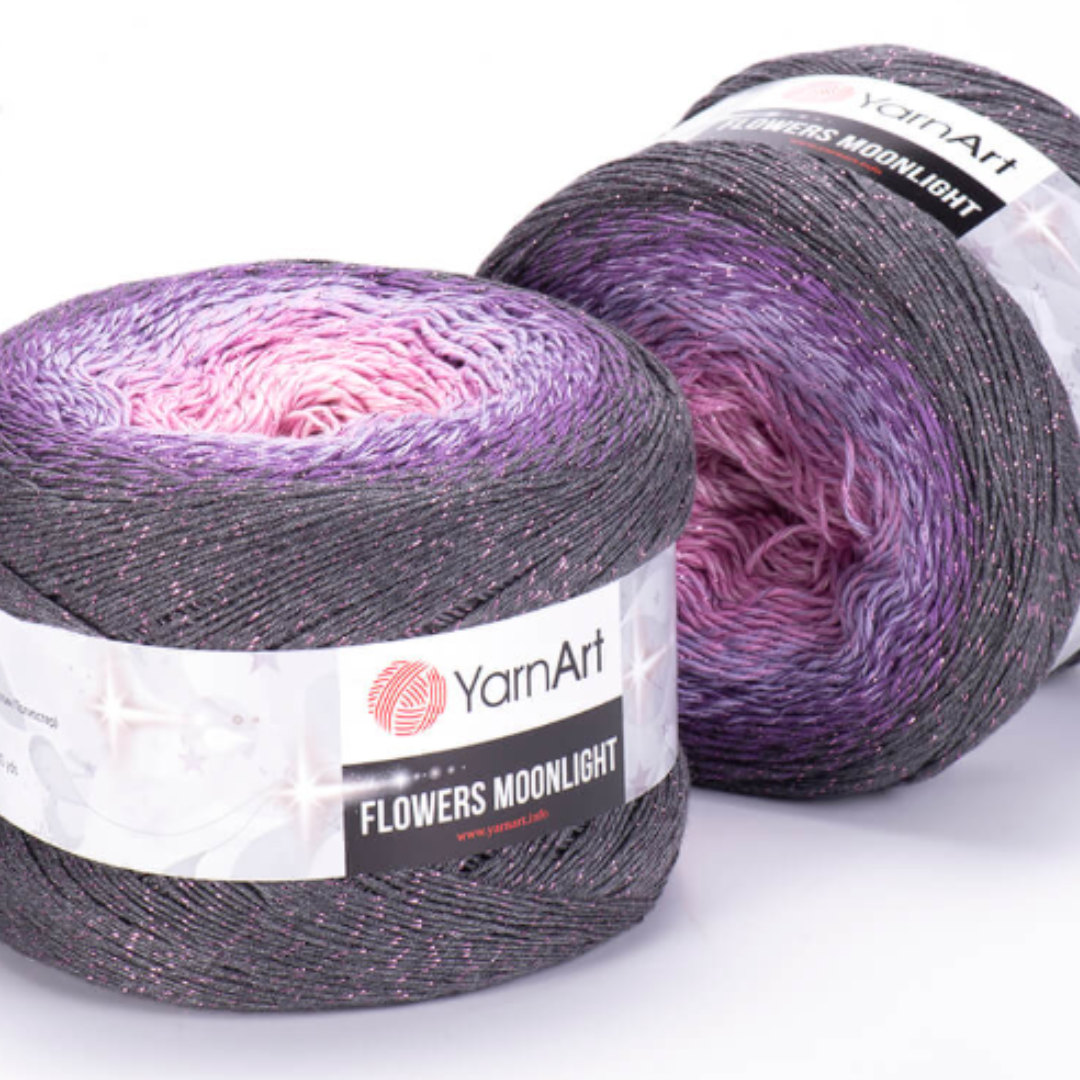 YARN ART FLOWERS MOONLIGHT
