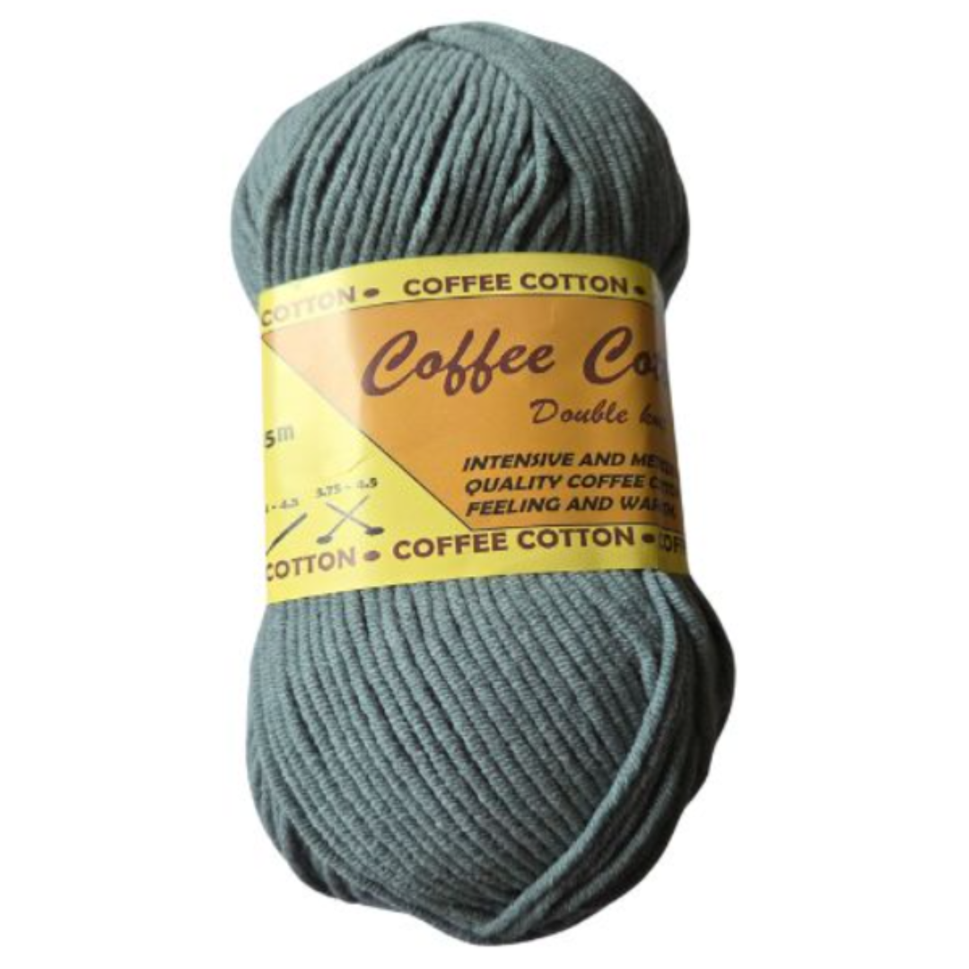 Coffee Cotton DK Yarn 100g