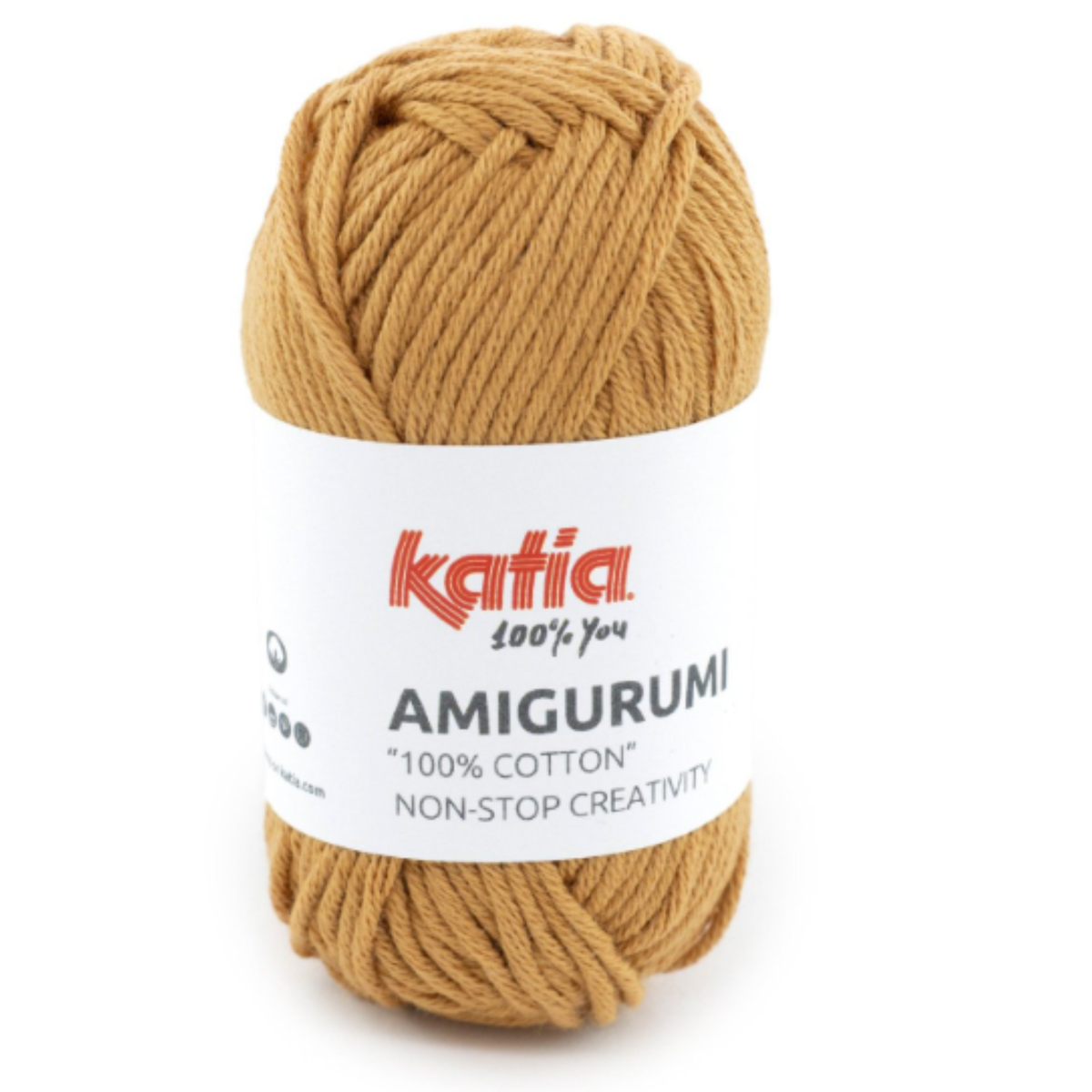 Katia Amigurumi 100% cotton yarn, colour 101, 20g ball