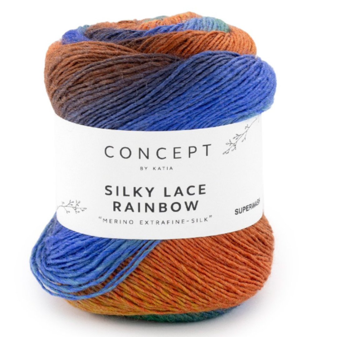 Katia Concept Silky Lace Rainbow 50g