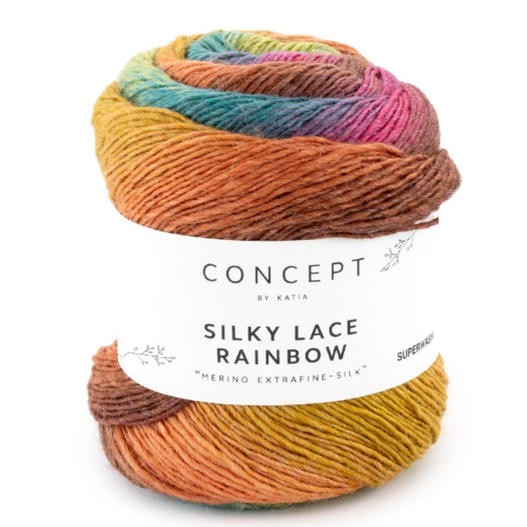 Katia Concept Silky Lace Rainbow 50g