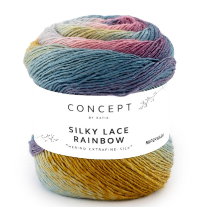 Katia Concept Silky Lace Rainbow 50g