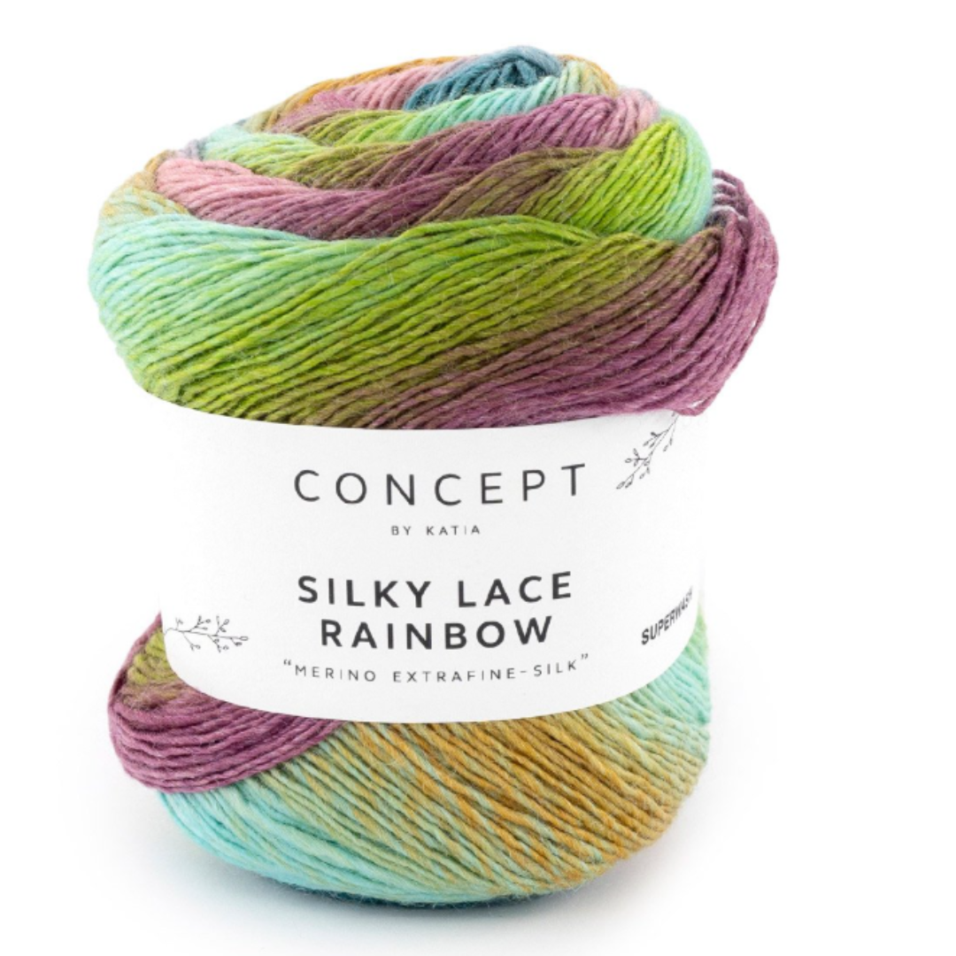 Katia Concept Silky Lace Rainbow 50g