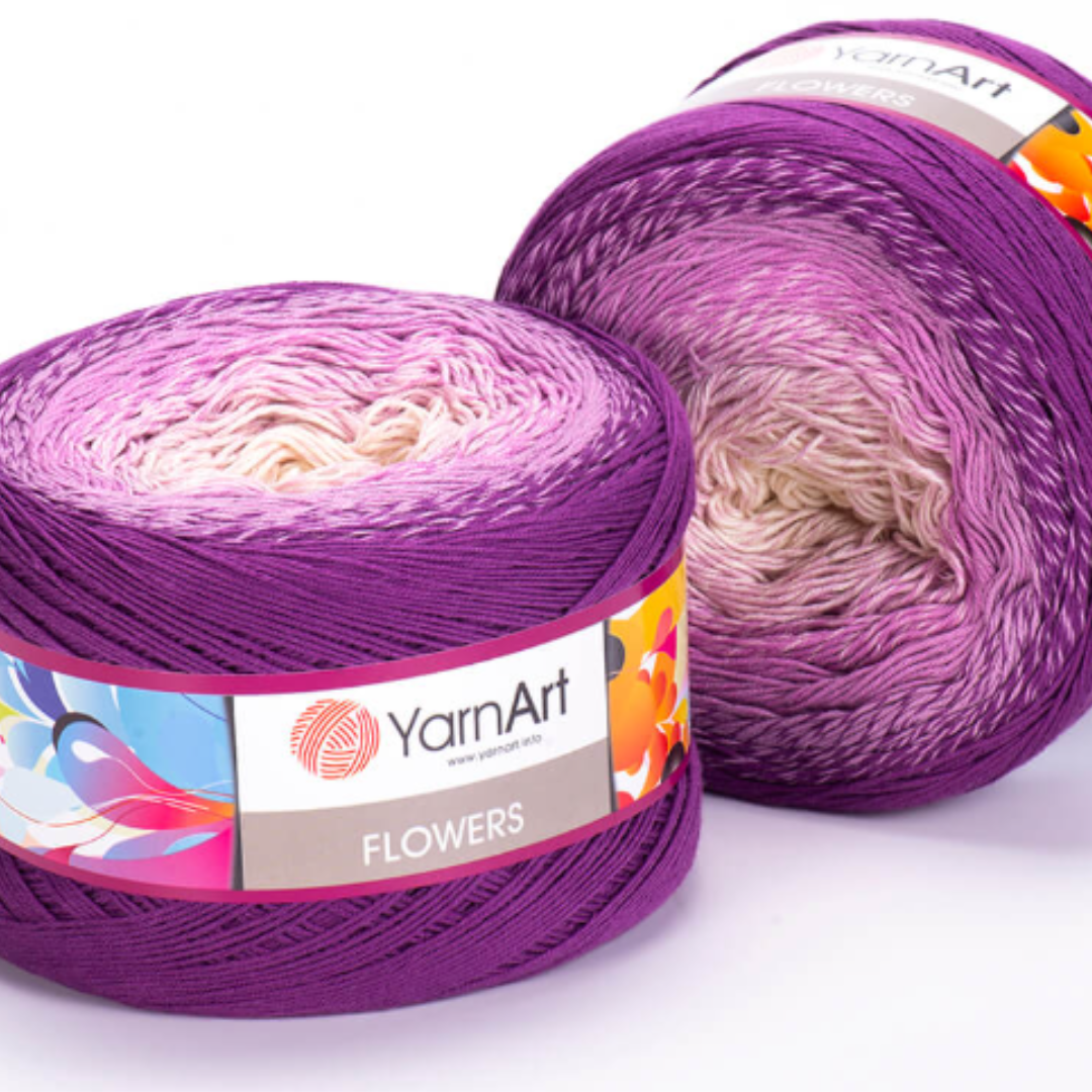 YARN ART FLOWERS