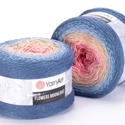 YARN ART FLOWERS MOONLIGHT