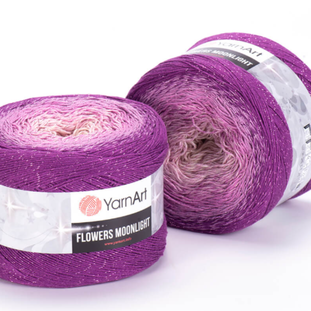 YARN ART FLOWERS MOONLIGHT