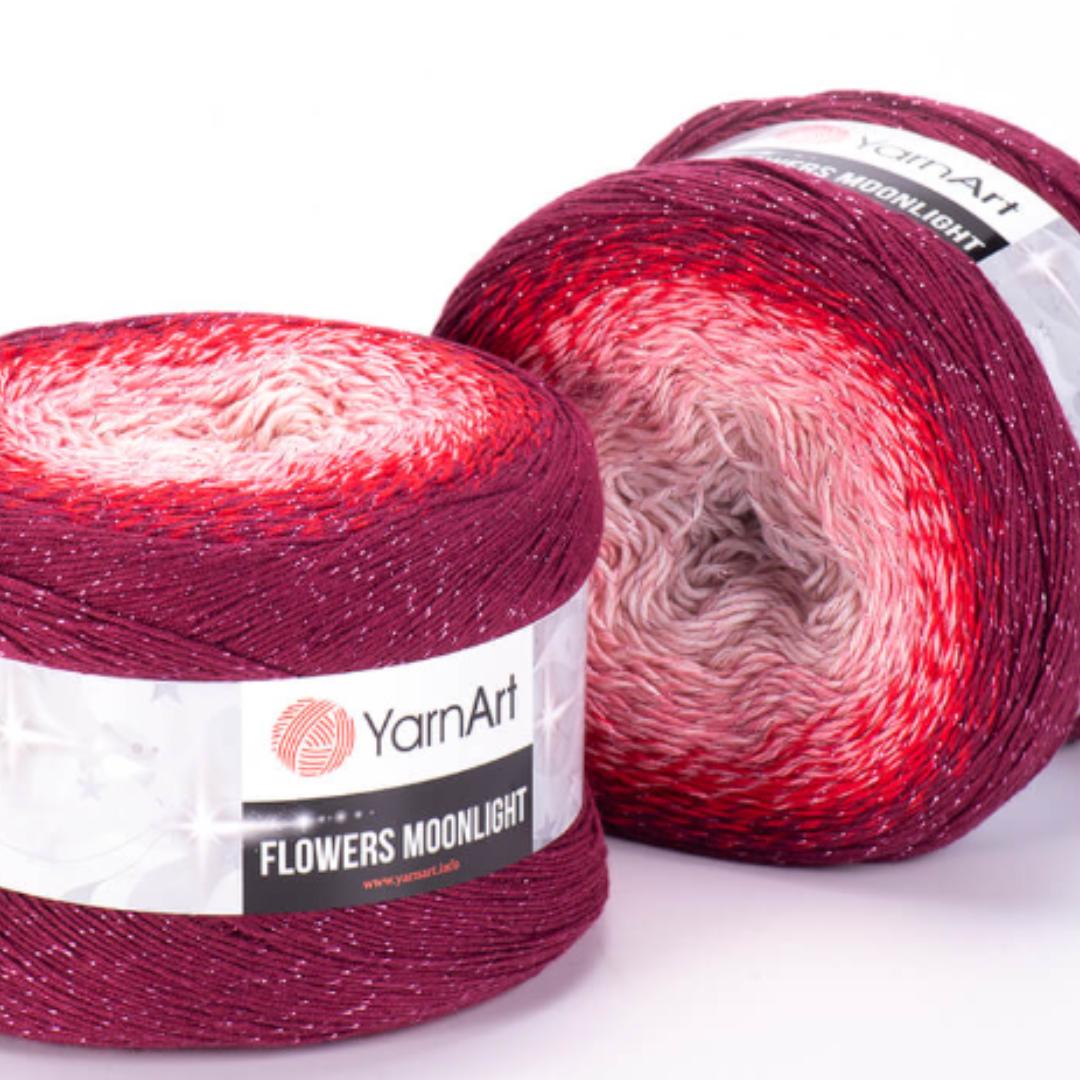 YARN ART FLOWERS MOONLIGHT
